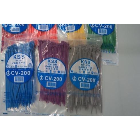 ⅍ KABEL TIES / KABEL TIS / CABLE TIE CV 200 KSS 20CM CV200 WARNA Ω