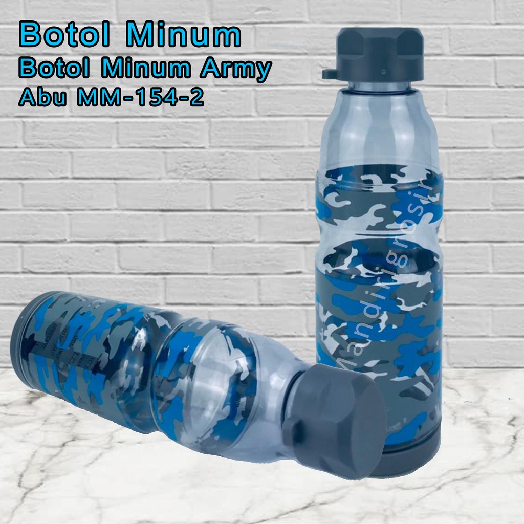 Motif Army Abu MM-154-2 * Botol Minum Plastik * 700ml*