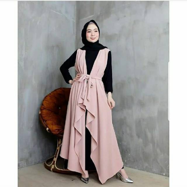 JILL SET 2in1 INNER + OUTER CARDIGAN fashion shopeehaul gamis