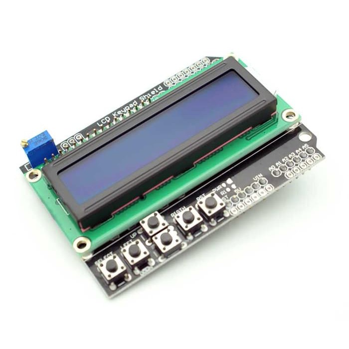 LCD 1602 16X2 Keypad shield BLUE BACKLIGHT for Arduino UNO MEGA