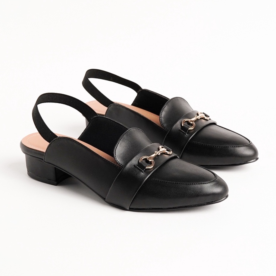 Sepatu Sandal Wanita Uk Besar 41~45 Hak 3cm/Bustong Kerja Wanita Big Size/Bustong Formal Wanita Uk B