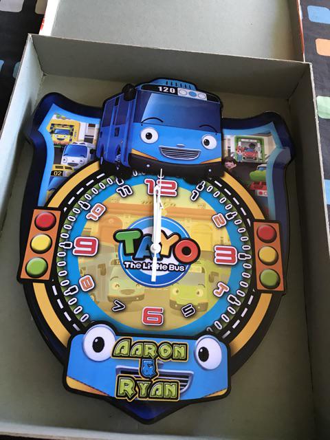 Jam Dinding Anak Karakter Tayo