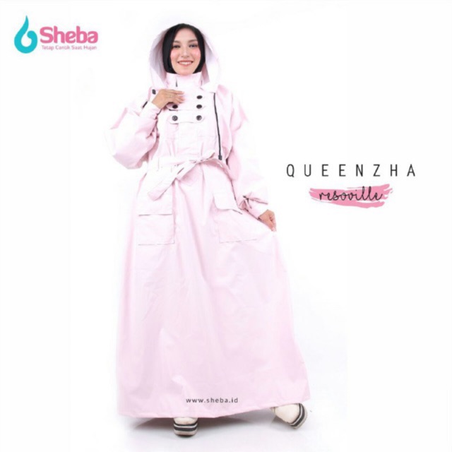 Jas hujan gamis/jas hujan muslimah/jas hujan wanita Sheba Queenzha Resoville