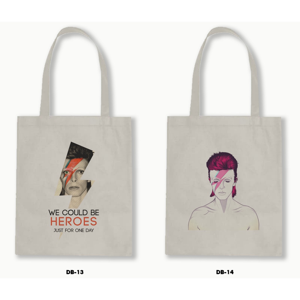 TOTE BAG BLACU - DAVID BOWIE 01