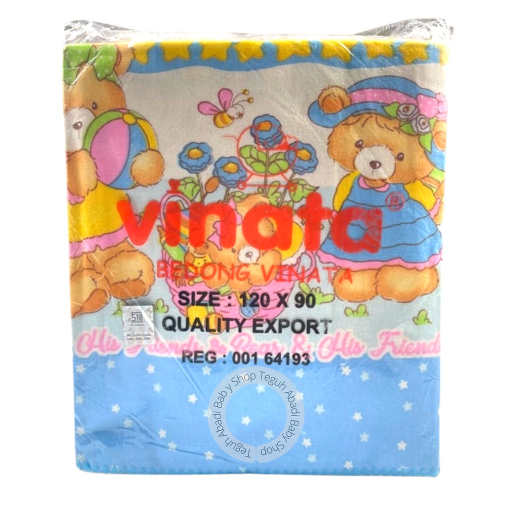 Vinata Bedong Flanel Bayi (1/2 Lusin) 90x110cm