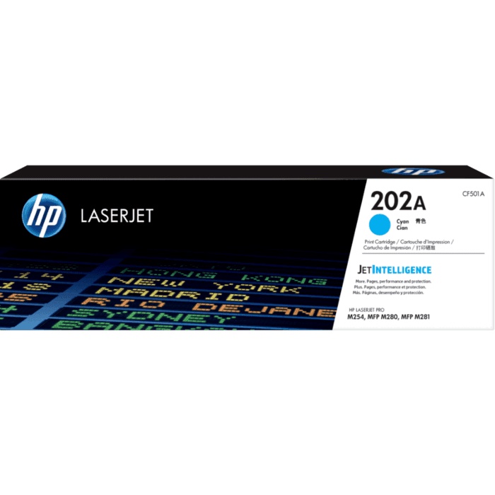 Toner HP 202A Cyan Original LaserJet Cartridge - CF501A