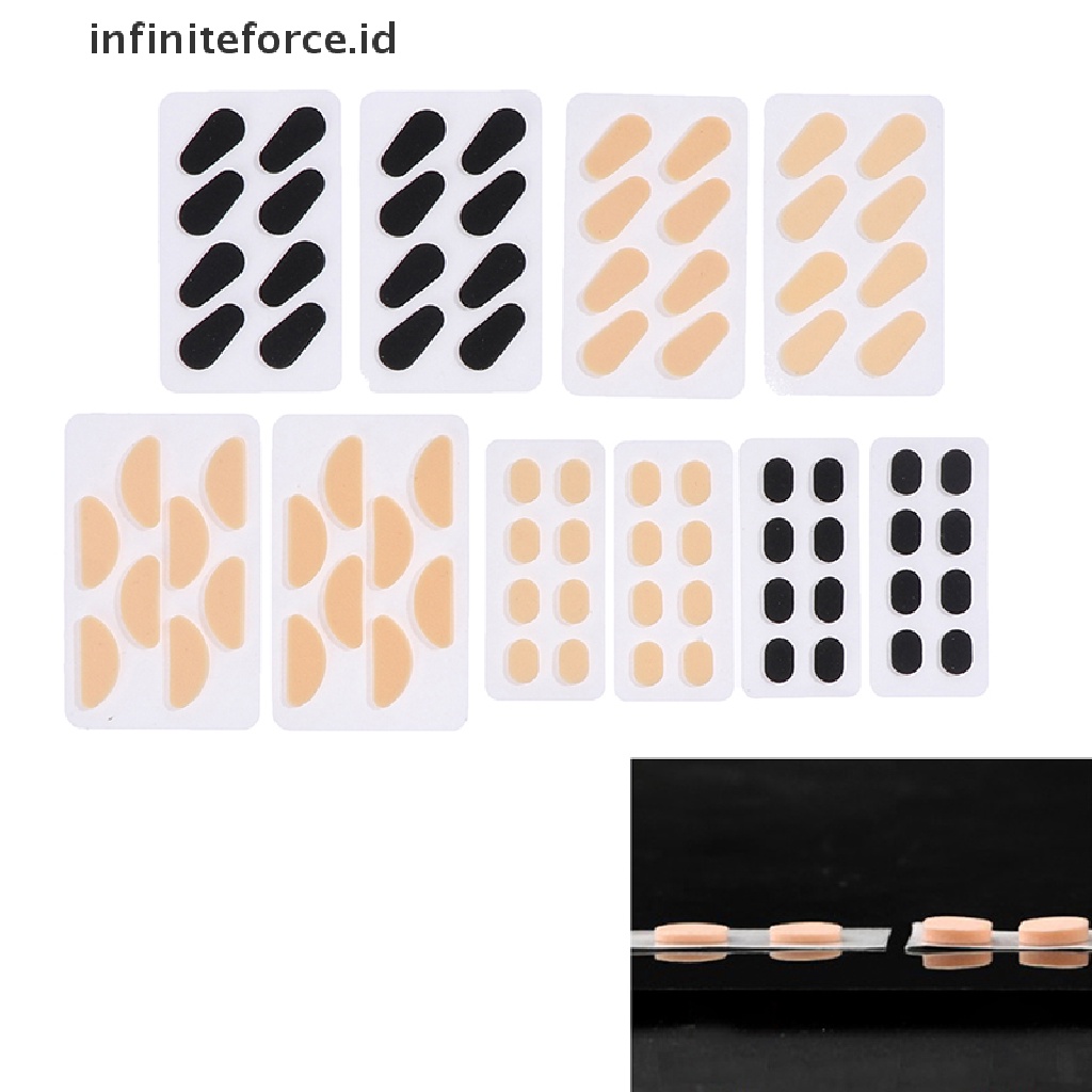 Infiniteforce.id 8 Pasang Bantalan Hidung Anti Slip Bahan Busa Lembut Untuk Kacamata