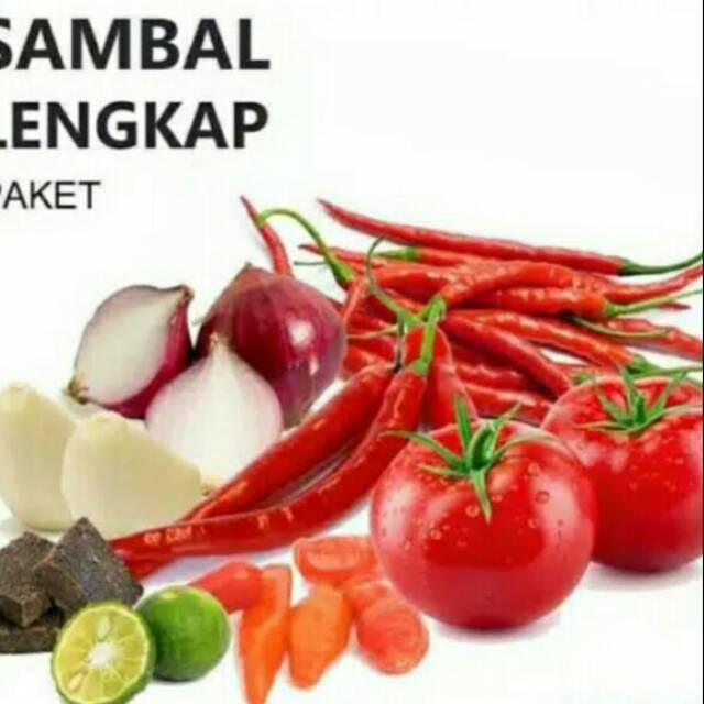 

Puri Segar Shop, Sambelan / Paket Sambel Lengkap Berat 250+ Gram