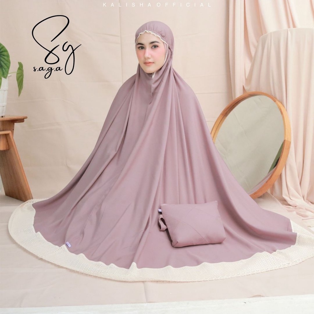 MUKENA ADARA KATUN POLOS RENDA BALI JUMBO DEWASA PREMIUM MURAH RENDA RAJUT