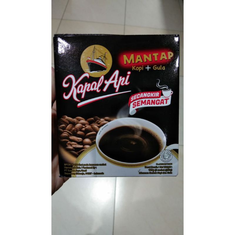 

Kapal Api Mantap Kopi + Gula 125 gr