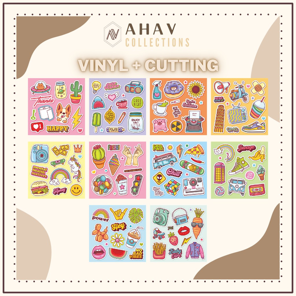 

Sticker Tumblr Aesthetic Vinyl Kiss Cut