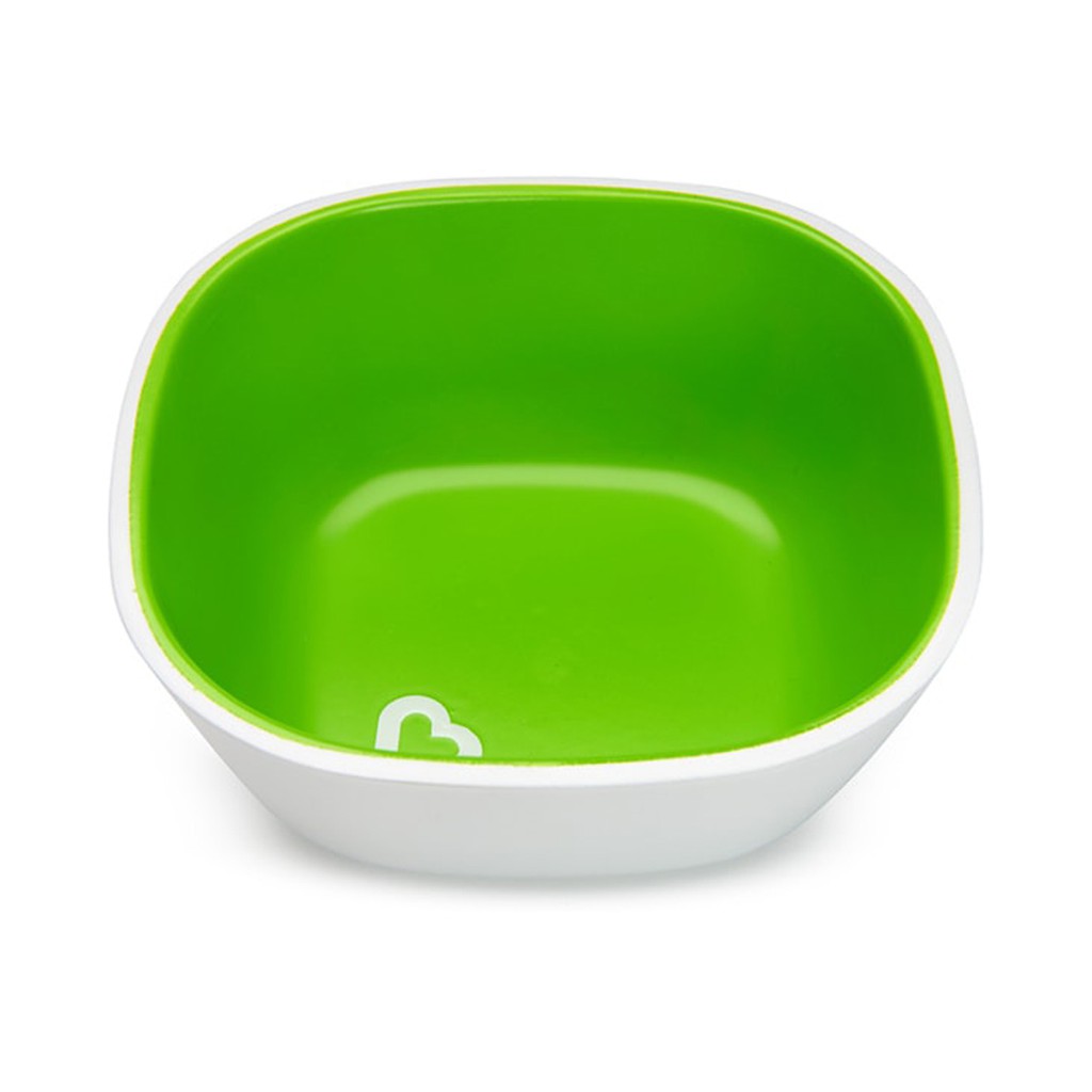 Munchkin Splash Toddle Bowls Mangkok Makan Anak Blue Green Biru Hijau 2 Pack