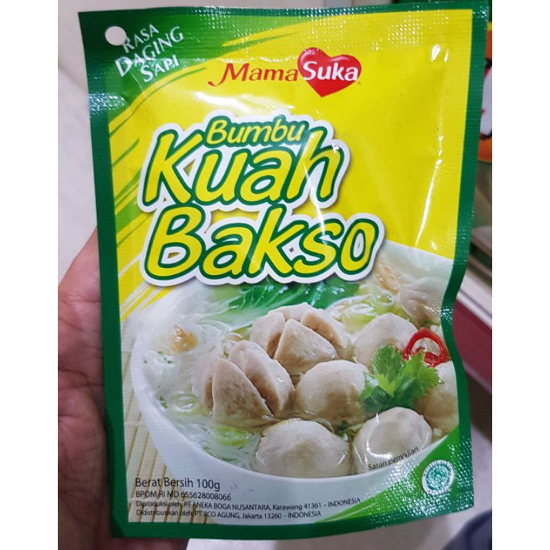 

MAMA SUKA Bumbu Kuah Bakso rasa Daging Sapi 100gr