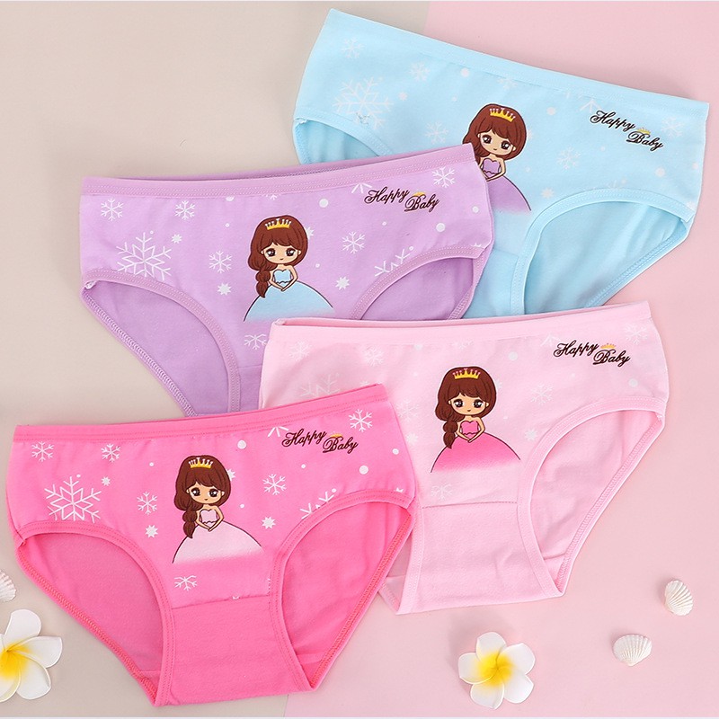 Plazababyku XIAO TING CD celana dalam anak perempuan bahan katun halus 2-12 Tahun PART1