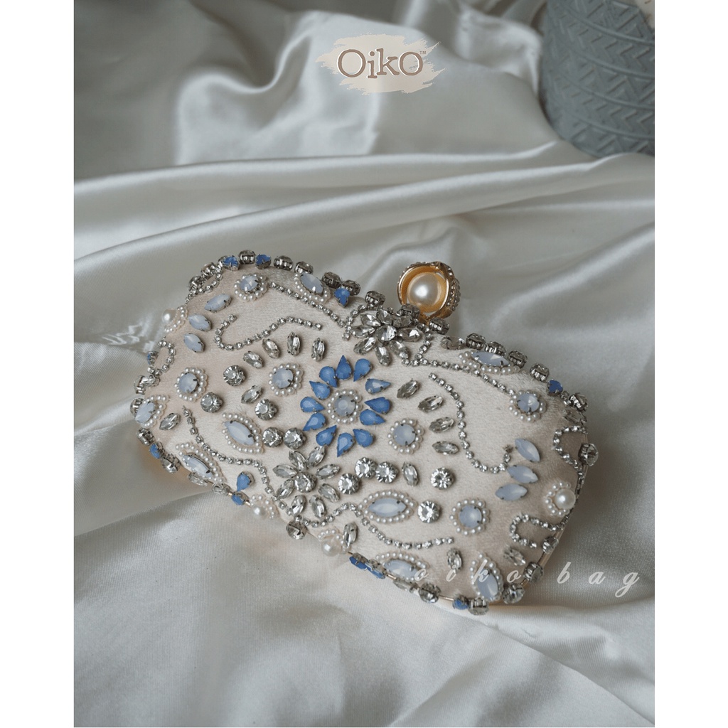 TAS PESTA OIKO PREMIUM BIYANI CLUTCH INCLUDE BOX / TAS PESTA WANITA IMPORT