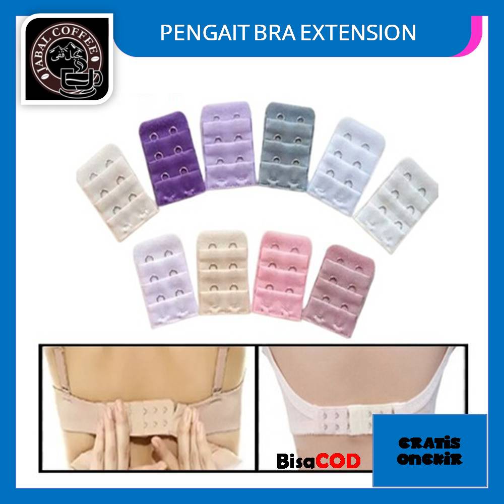 Pengait Bra Extension / Pengait Penyambung Tali BH / Sambungan Tali BH 2 Kait 04