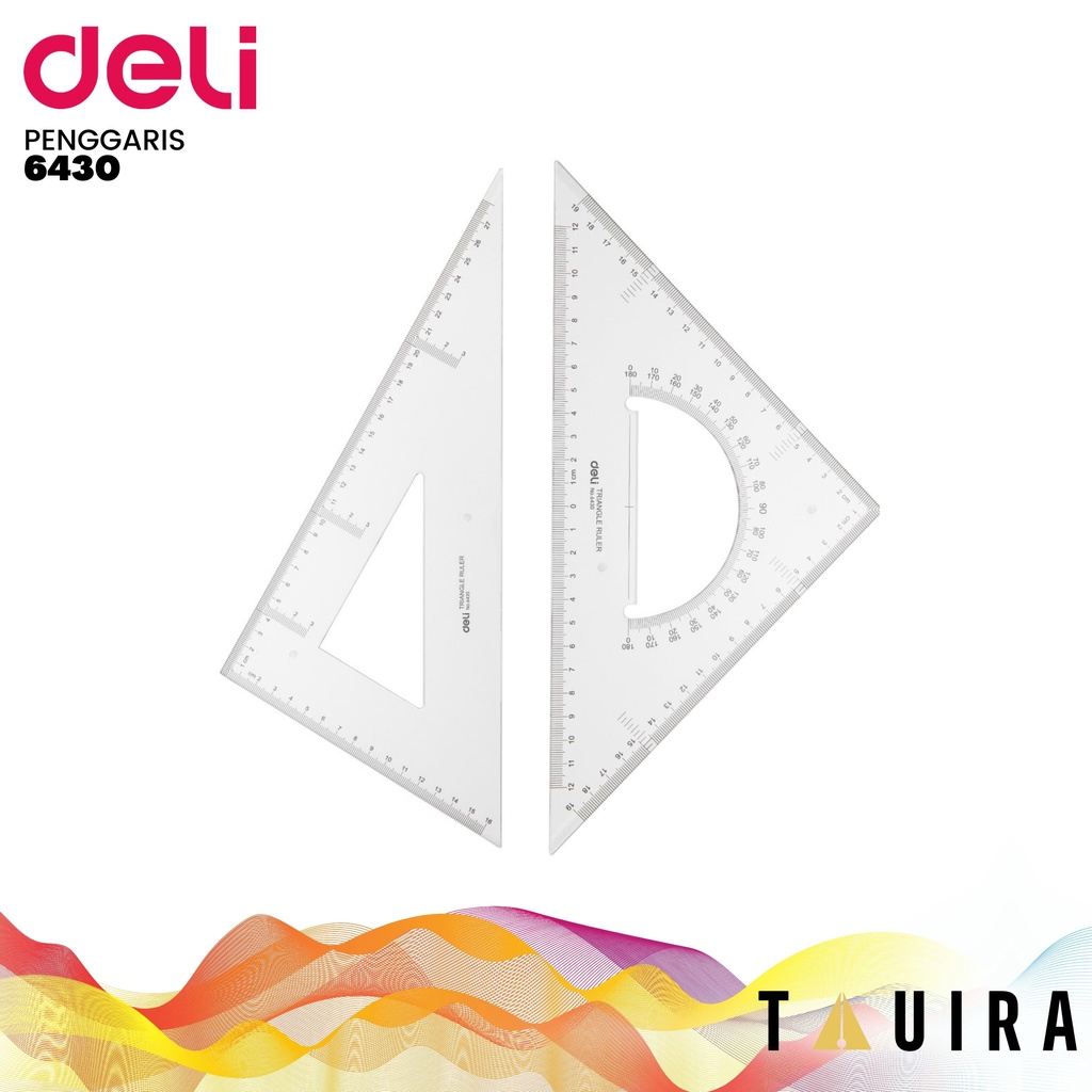 

PENGGARIS / GARISAN SET SEGITIGA ISI 2 DELI 6430