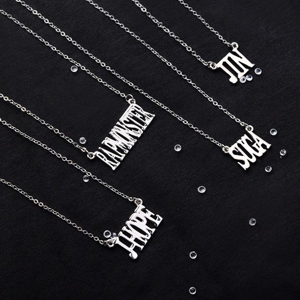 Hadiah Kalung BTS TOP JUNG KOOK V JIN Jimin KPOP Charms