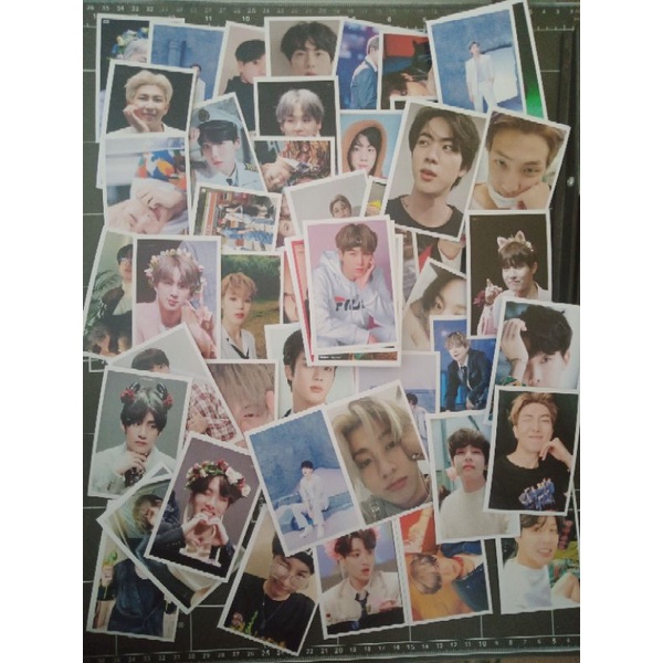 paket 100 foto BTS lomocard bts card bts murah