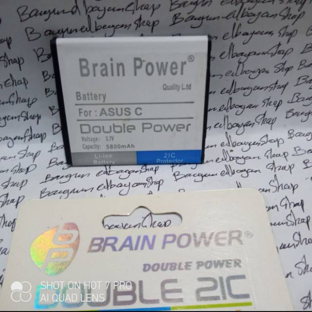 Batrai Batre Asus Zenfone C 4C B11P1421 Z007 ZC451CG BRAIN POWER Battray hp