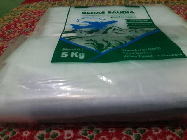 Plastik Kemasan Beras 5kg Sablon 2 Warna ( 30x40cm )