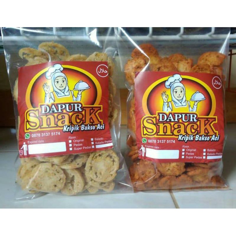 

Kripik Bakso aci Goreng kemasan 1 kg