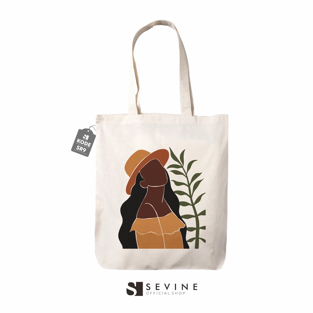 Sevine Totebag Tas Fashion Wanita Tote Bag Resleting Custom - SR