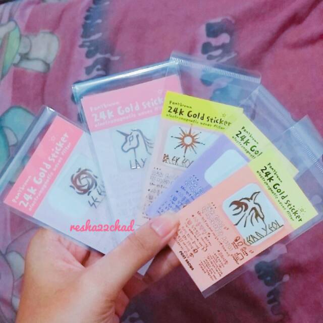 EXO 24k GOLD STICKER ANTI RADIASI