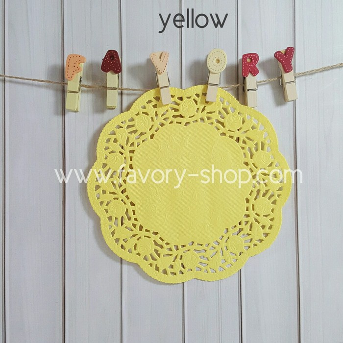 

Paper Lace Doilies 10.5 Inch Warna / Kertas Alas Renda (Isi 100 Lbr) Best Quality