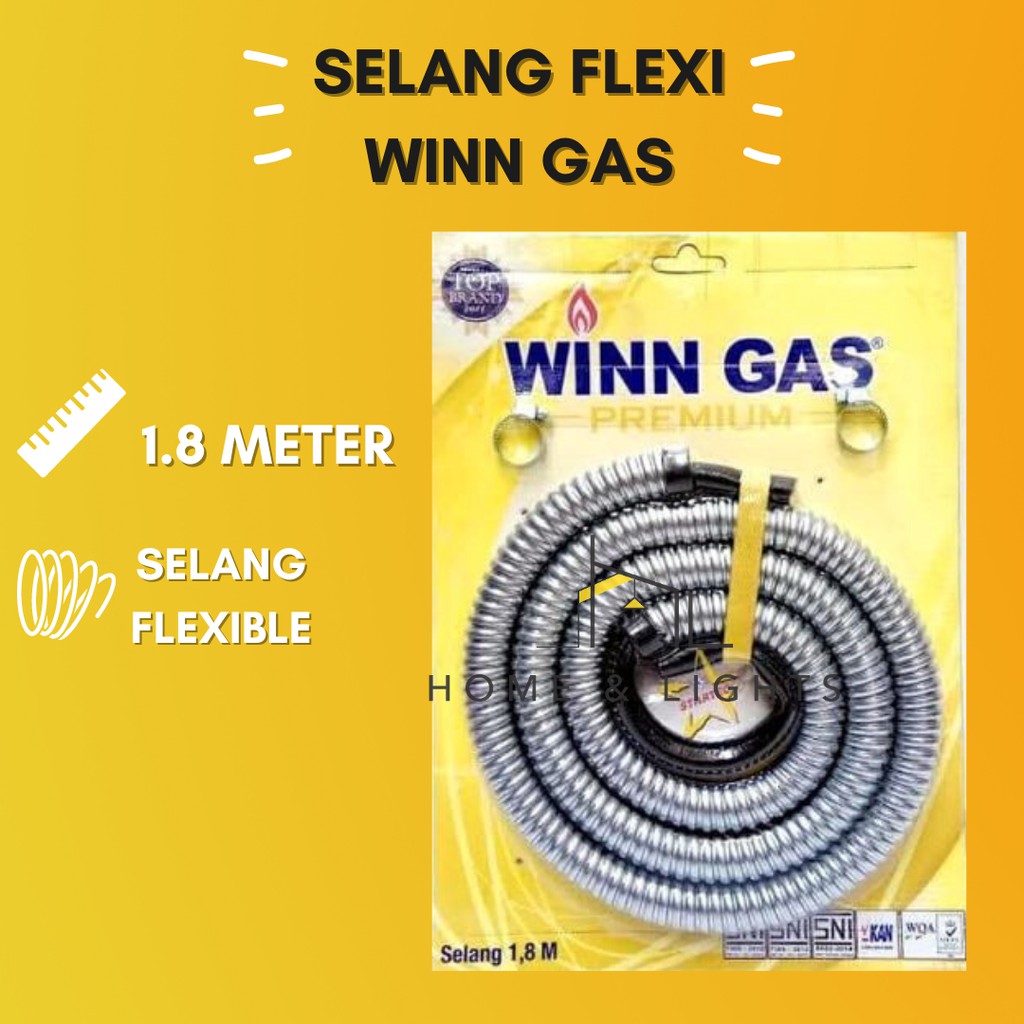 Selang Gas Flexible WINN GAS / Selang Regulator Gas / Selang Flexi Winn