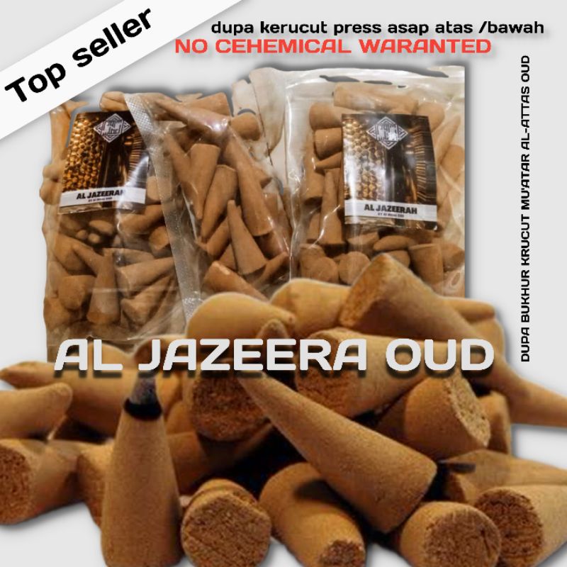 dupa gaharu kerucut isi 50 aroma aljazerah oud by al-Attas