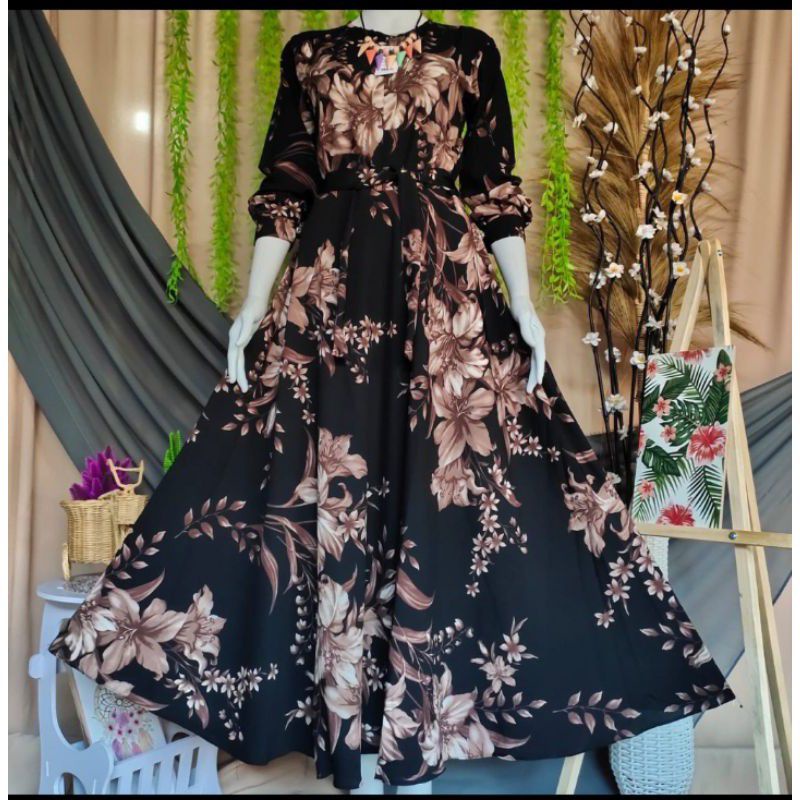 set gamis long outer ori Welta