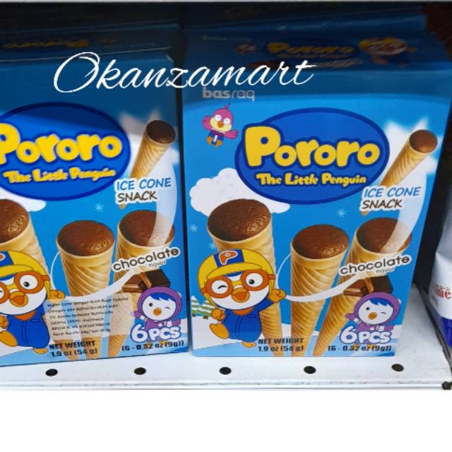 

Pororo Ice Cone Snack Dua Varian 6x9gr