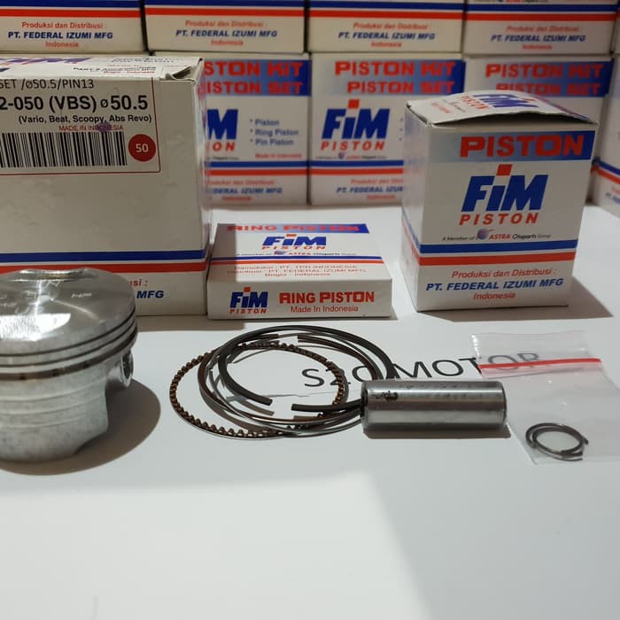 Piston Seher Kit Fim Izumi Fim42 Beat,Vario,Blade Pin 13 Fa02293