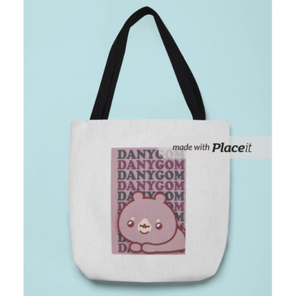 Tote Bag Kanvas Twotuckgom Danygom