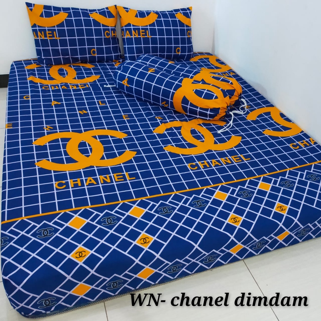 Sprei murah, motif c*nel sprei homemade, sprei dewasa, sprei klaten sprei premium