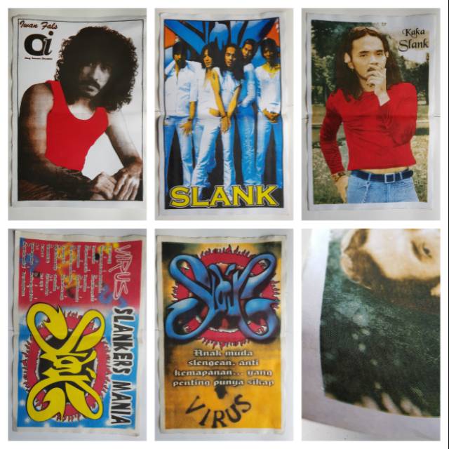 Ready poster jadul bahan KANVAS,SLANK dan IWAN FALS
