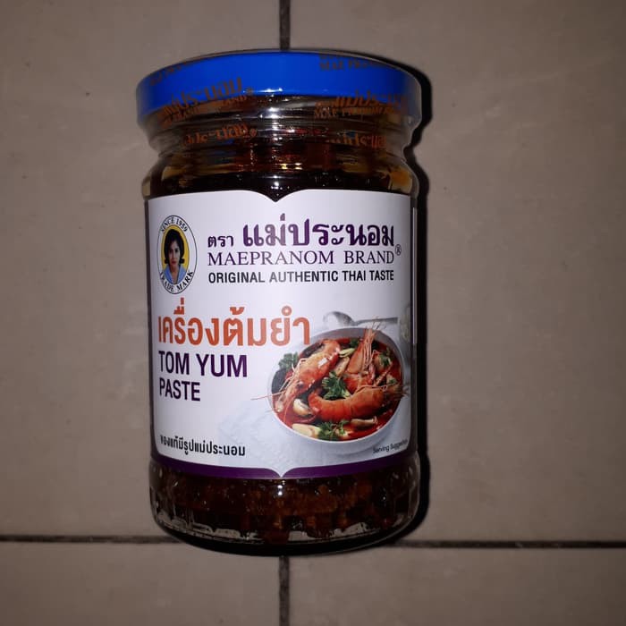 MaePranom Tom Yum Paste 228gr Thailand Bumbu Pasta Tomyum Thailand Tomyam Tom Yam