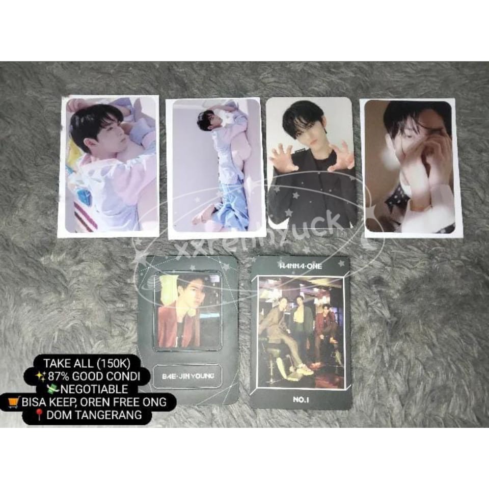 CIX WANNA ONE BAE JINYOUNG BaeJinyoung Hard to say goodbye Single Album Vol.1 photocard undividied