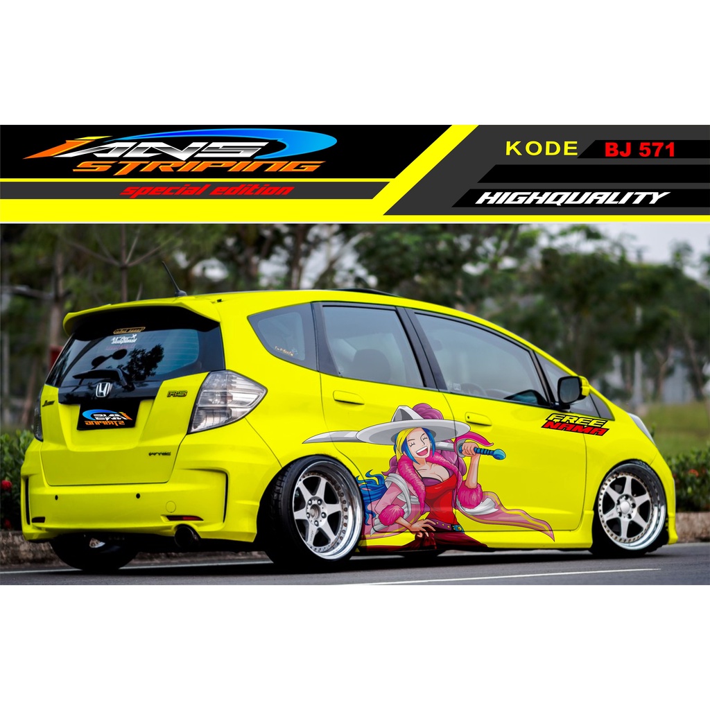 DECAL MOBIL JAZZ BRIO AVANZA YARIS SWIFT DATSUN / STIKER MOBIL / DECAL STIKER / VARIASI STIKER MOBIL / STICKER MOBIL