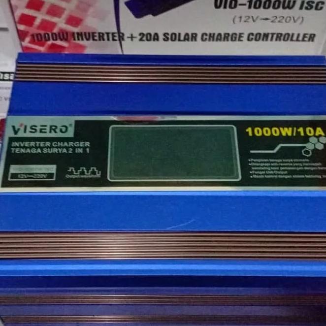Solar Power Inverter 1000 Watt 12V & Controller Charger 20A - Visero