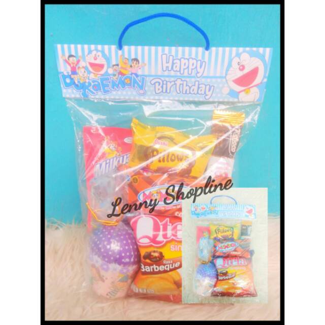 

Paket Snack Ulang Tahun/GoodieBag Ultah/Bingkisan Ultah