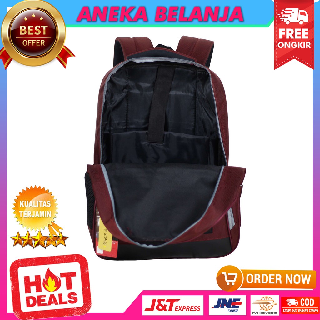 Ready Stock Backpack Terbaru Kekinian Khusus Cowok Tas Sekolah Casual Stylish Multifungsi Ekonomis