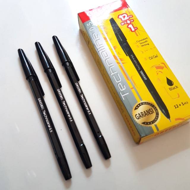 

Murah! Pulpen anti macet Merk Greebel