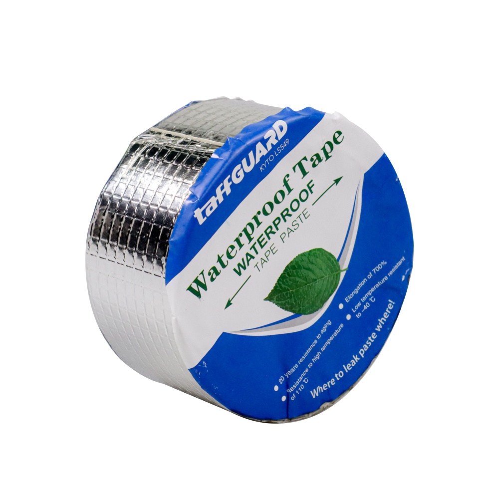 Lakban Aluminium Foil Butyl Super Adhesive Duct Tape Waterproof 5CM x 3M - LS549 - 7RHXFISV Silver