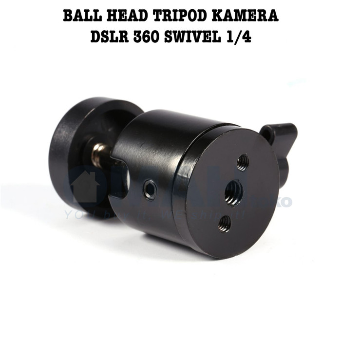 Mini Ball Head Tripod Kamera DSLR 360 Action Camera Swivel 1/4 QM3624