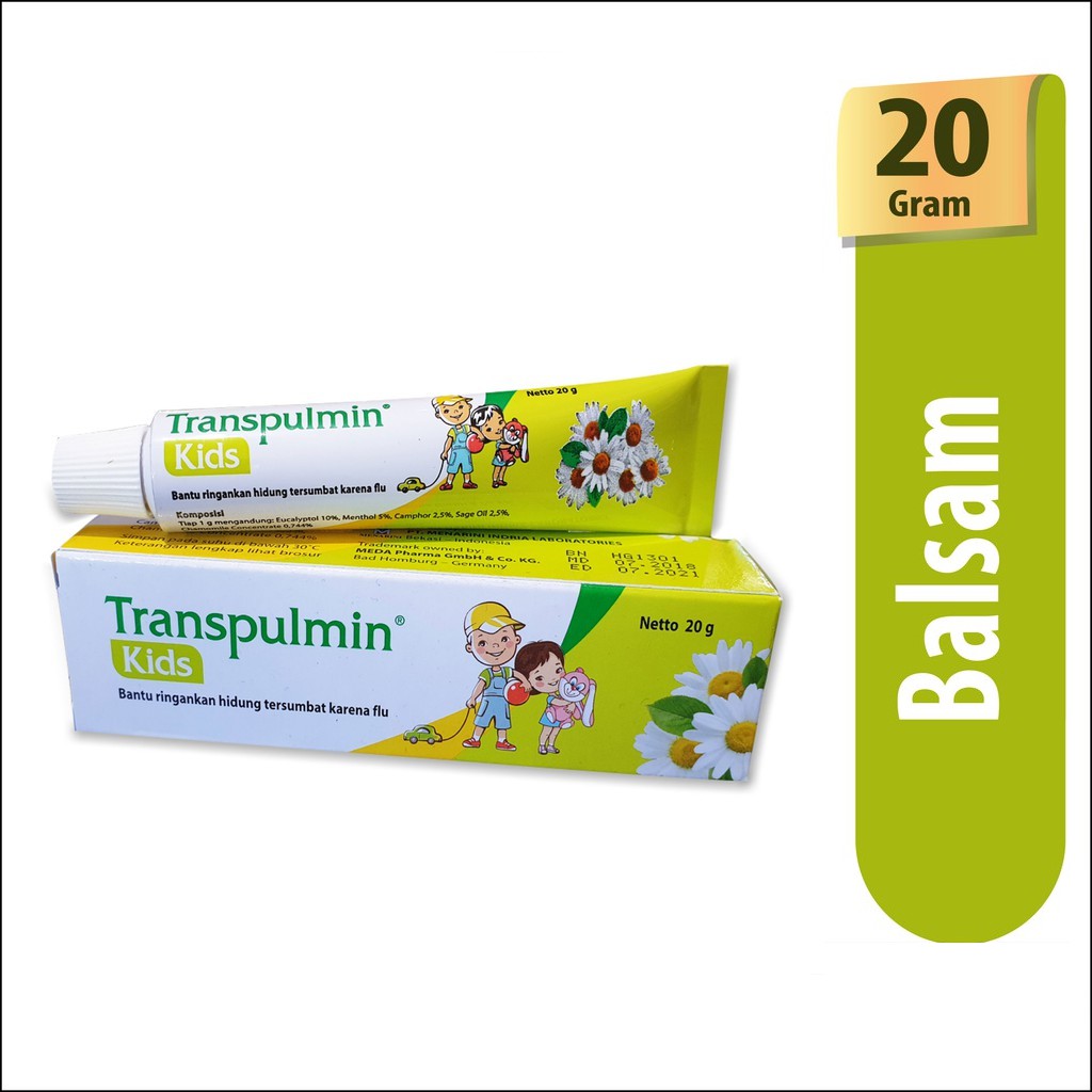 Transpulmin Kids 20GR / Balsam Anak