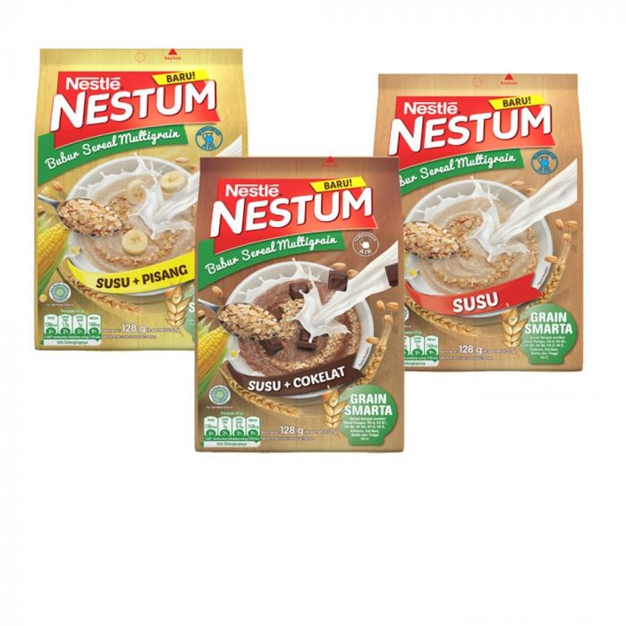 Nestle Nestum Coklat/Pisang/Susu 4x32gr