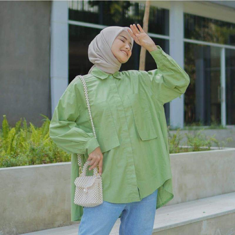 Kemeja Pocket Jazlyn Shirt