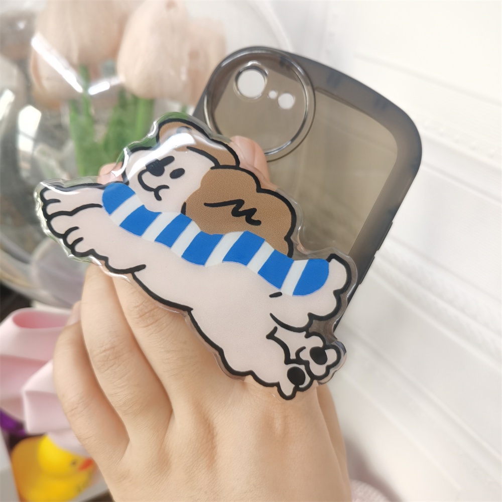 Ins Popsocket Hp / Smartphone Motif Kartun Anjing Lucu